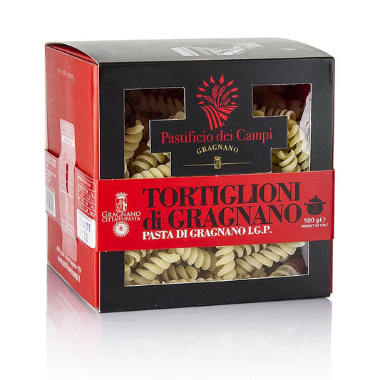 Pastificio dei Campi - No.24 Tortiglioni, Pâtes de Gragnano, IGP/AOP, 500 g