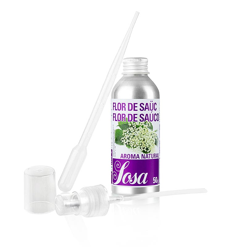 Sosa - Arôme de fleur de sureau, liquide, 50 g