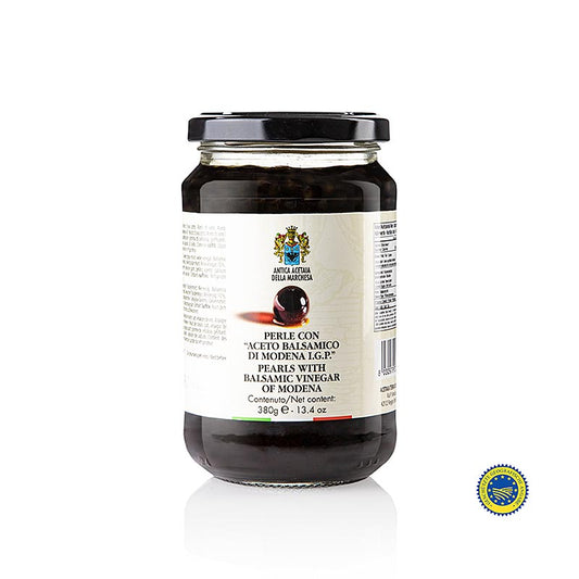 Würzkaviar "Balsamico Essig g.g.A.", Perlgrösse 3-5mm, Sphären, Terra del Tuono, 380 g