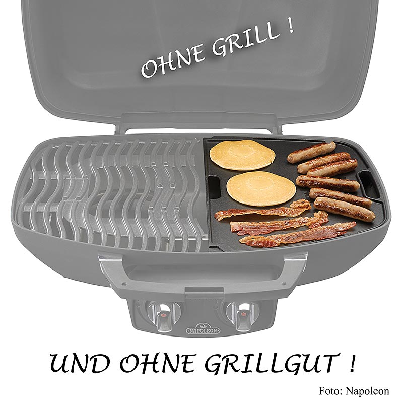 Accessoires de cuisson Napoléon - Plaque réversible en fonte pour gril TQ285 & TQ285PRO, 1 pc
