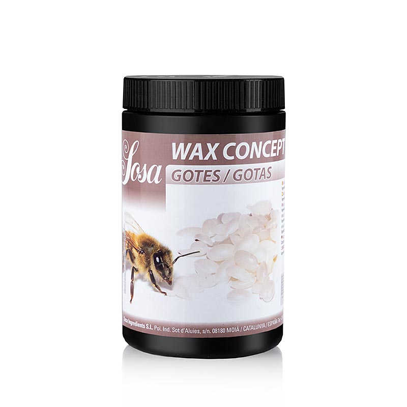 Sosa - Wax Concept, gocce di cera d'api per legare oli e grassi, 500 g