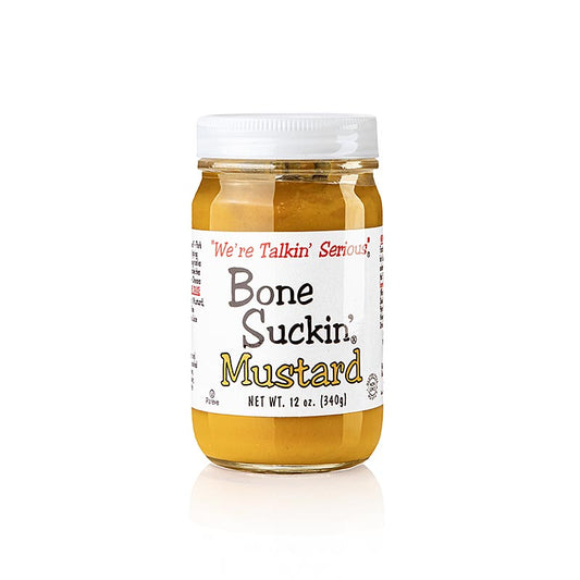 Bone Suckin' Mustard Regular (delicata), Senape BBQ, Ford's Food, 325 ml