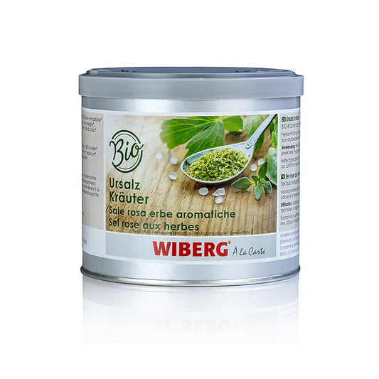 Wiberg Ursalz Kräuter, BIO - Kräutersalz, 320 g | Salz, Pfeffer, Gewürze, Aromen,Trockengemüse | thungourmet