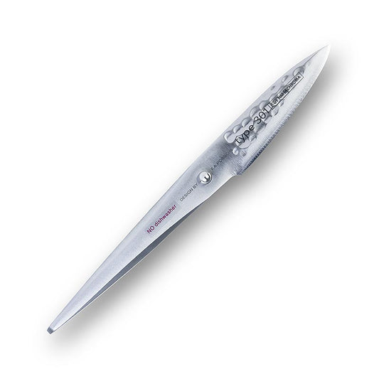 Chroma type 301 P-9 HM Schälmesser Hammerschlag, 7,7cm, 1 St