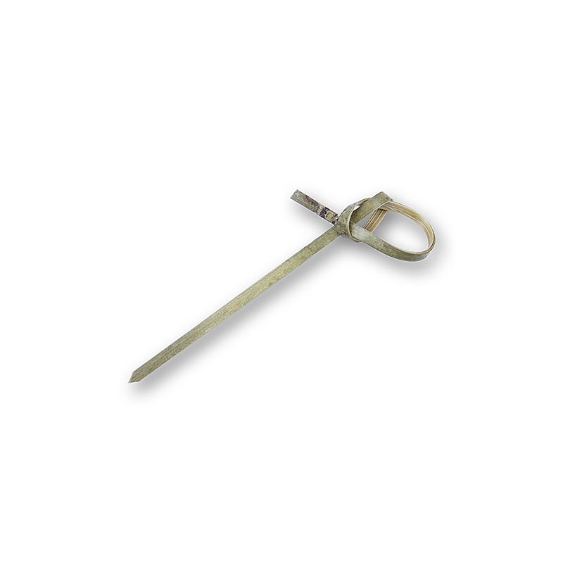 Bambus-Spieße, mit Knotenende, grün, 7cm, 250 St