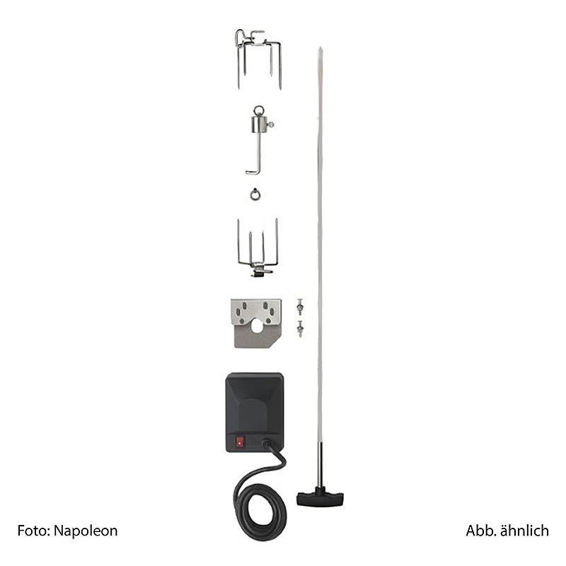 Accessoires de cuisson Napoléon - Tournebroche "Heavy Duty" en acier inoxydable, série T325/410/495, 1 pc