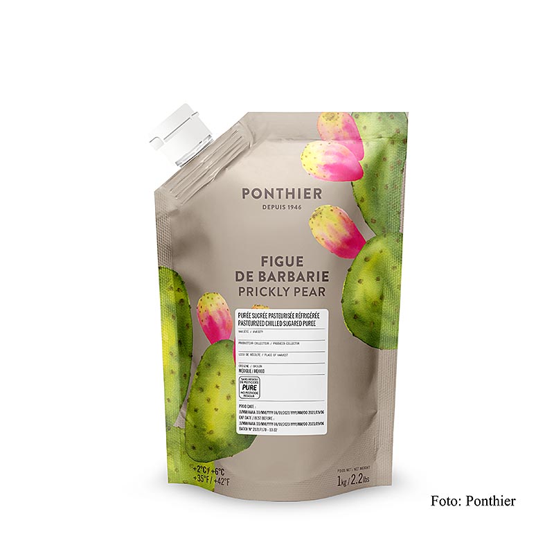 Ponthier Kaktusfeigenpüree, mit Zucker, 1 kg