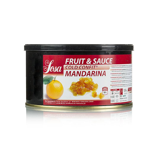 Sosa Cold Confit - Mandarino, frutta e salsa, con buccia (37243), 1,5 kg