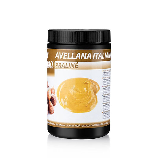 Sosa Paste - Praliné aux noisettes, à base de noisettes du Piémont, 50% de sucre, 1,2 kg