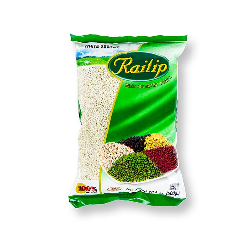 Sesam-Samen, geschält, weiß, 500 g
