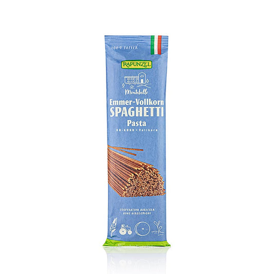 Rapunzel, Nouilles à l'amidonnier - Spaghetti, blé complet, BIO, 500 g