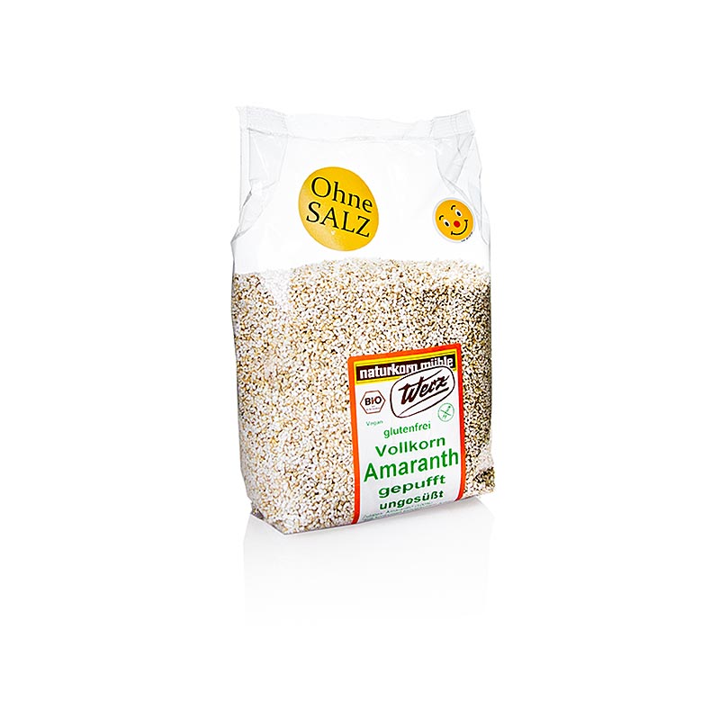 Amaranto soffiato, integrale, Wertz, biologico, 125 g