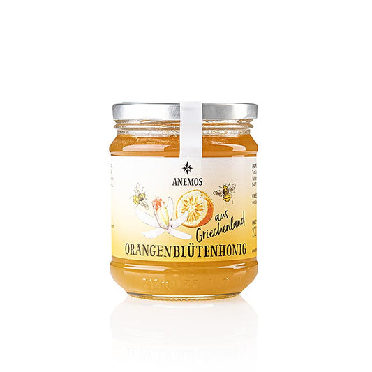 Miel de fleurs d'oranger, ANEMOS, 270 g