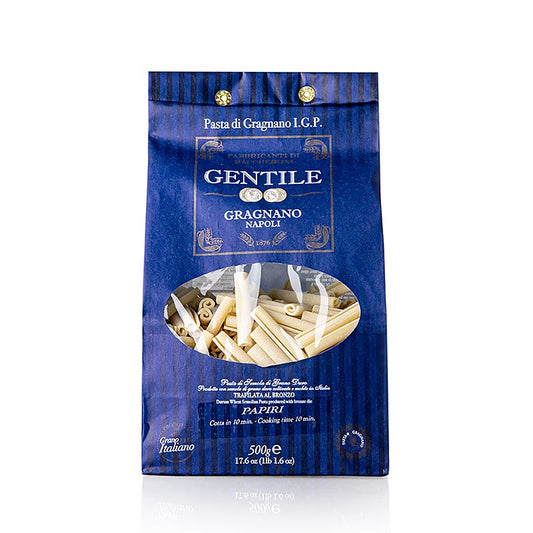 Pastificio Gentile Gragnano IGP - Papiri, étirés en bronze, 500 g