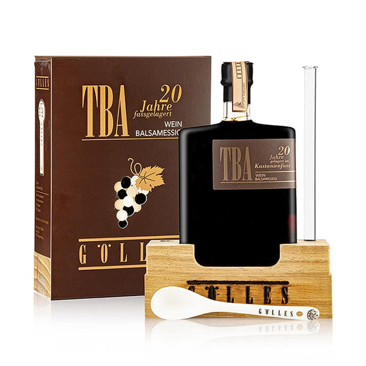 Gölles Trockenbeerenauslese Vinaigre balsamique, 6% d'acidité, vieilli en fût de châtaigne, 100 ml