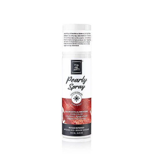 Spray glitterato, rosso perlato (madreperla), 250 ml
