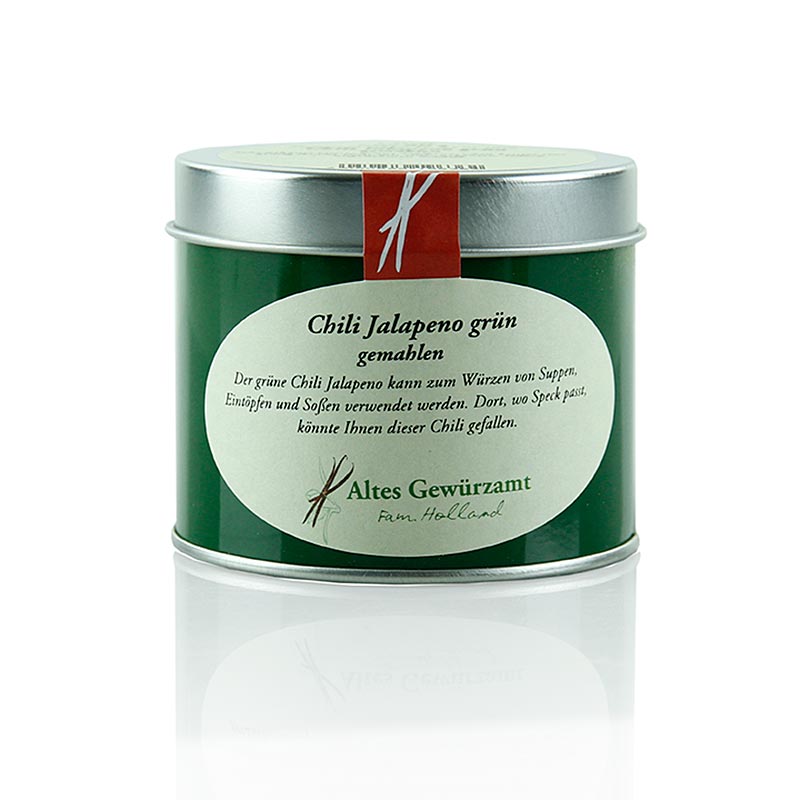 Chili Jalapeno, grün, gemahlen, Altes Gewürzamt, 60 g