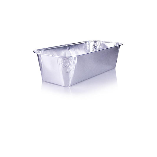 PAPSTAR - Vaschette monouso in alluminio da asporto, rettangolari, 6x10,2x23 cm, 1,09 l, 10 pezzi