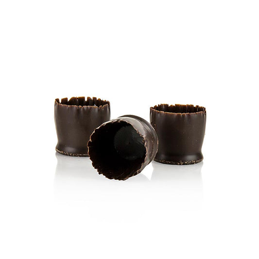 Stampo per cioccolato - "Snobinettes", cioccolato fondente, ø 23-27 mm, altezza 26 mm, Monna Lisa, 430 g, 90 pezzi