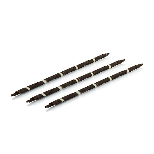 Sigari di cioccolato - XL Pencil, fondente / strisce bianche, 20 cm, Mona Lisa, 900 g, 115 pezzi