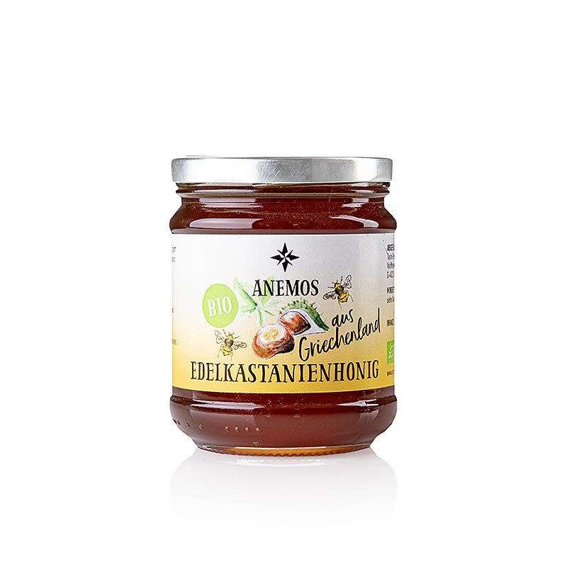 ANEMOS Miel de châtaignier noble, BIO, 270 g