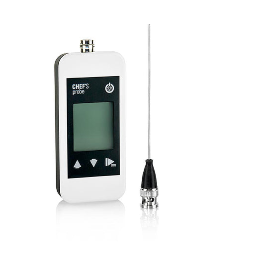Thermomètre Chef's Probe à affichage numérique, sonde à piquer, 1,5mm, blanc, 1 pc