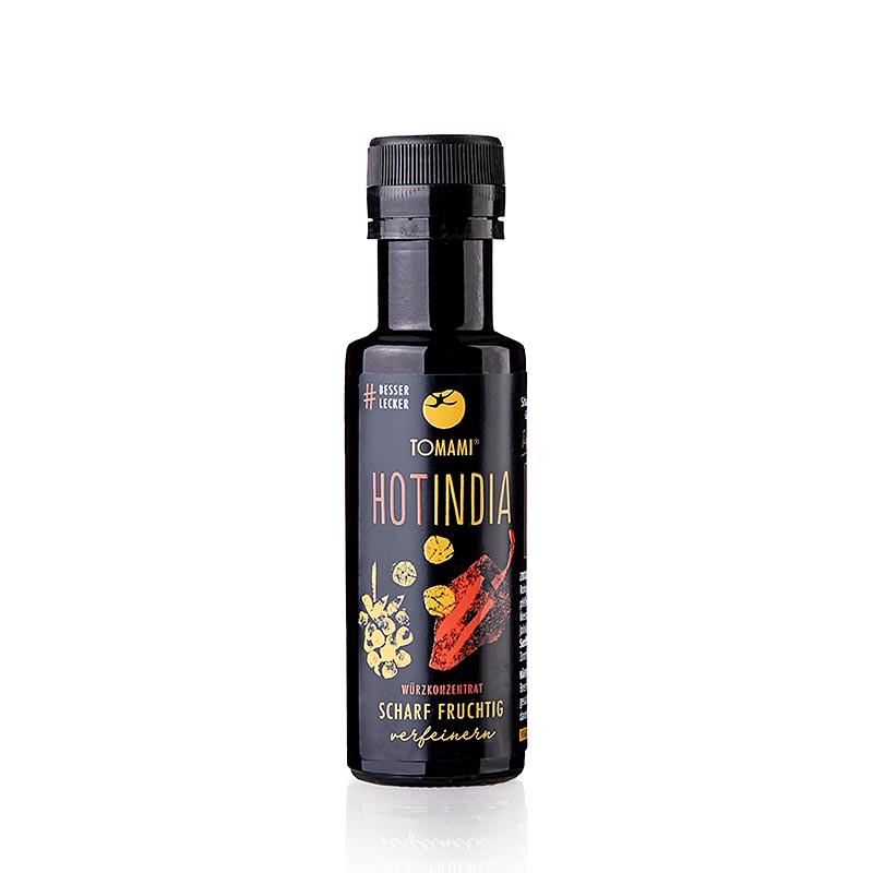 Tomami ® Salsa di condimento Umami - "Hot India" di Ingo Holland, 90 ml