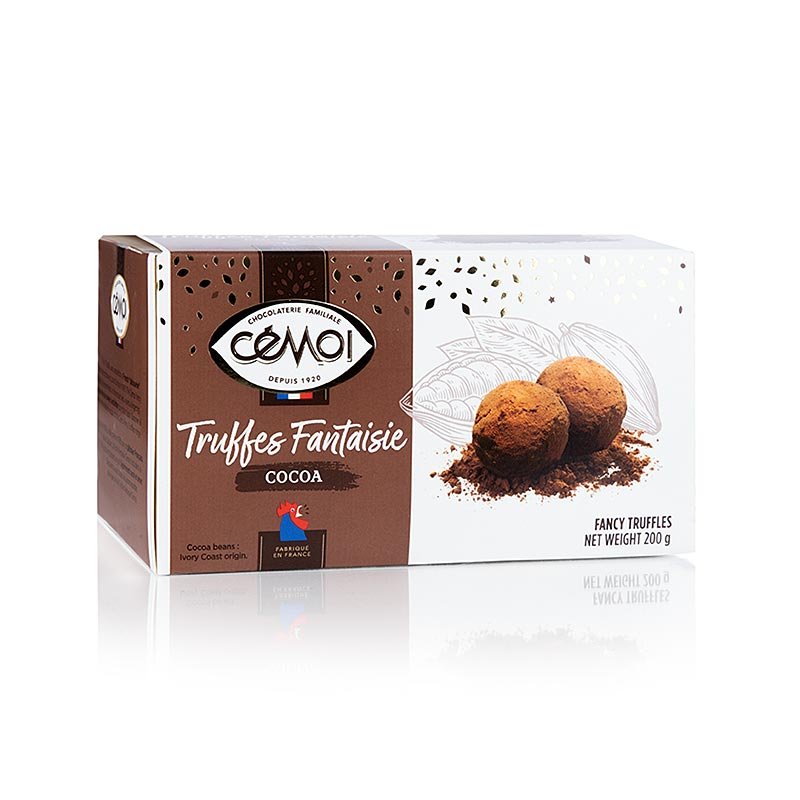 Trüffelkonfekt - Pralinen, Cemoi, Frankreich, 200 g | Gebäck, Pralinen, Snacks | thungourmet