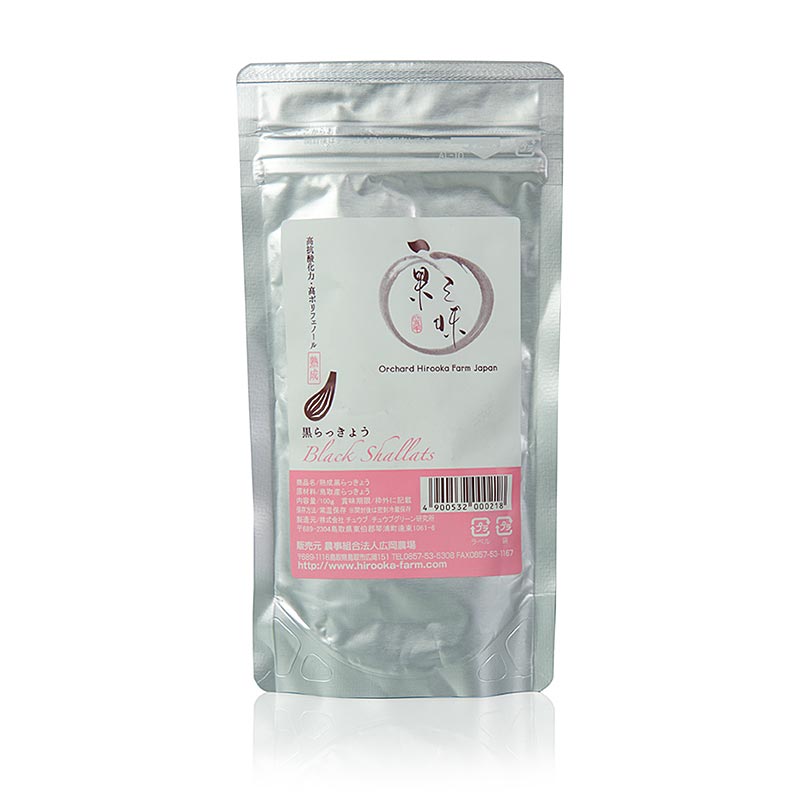 Échalotes noires, entières, fermentées, 100 g