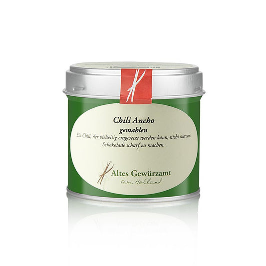 Chili Ancho, gemahlen, Altes Gewürzamt, 80 g | Salz, Pfeffer, Gewürze, Aromen,Trockengemüse | thungourmet