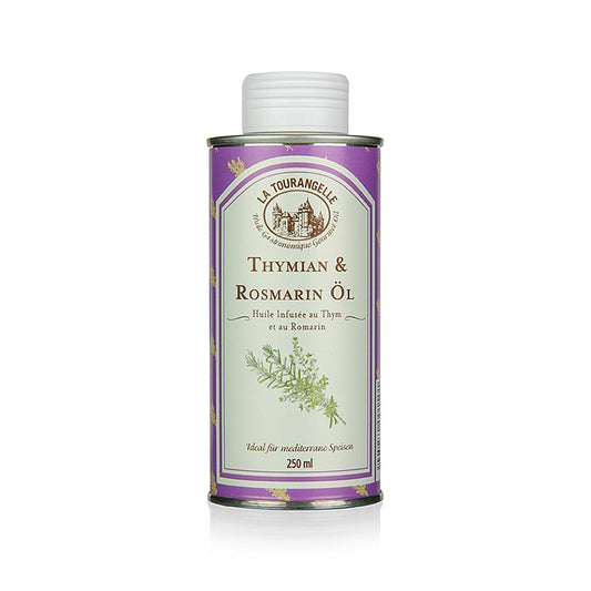 Olio al timo e rosmarino, infuso, La Tourangelle, 250 ml