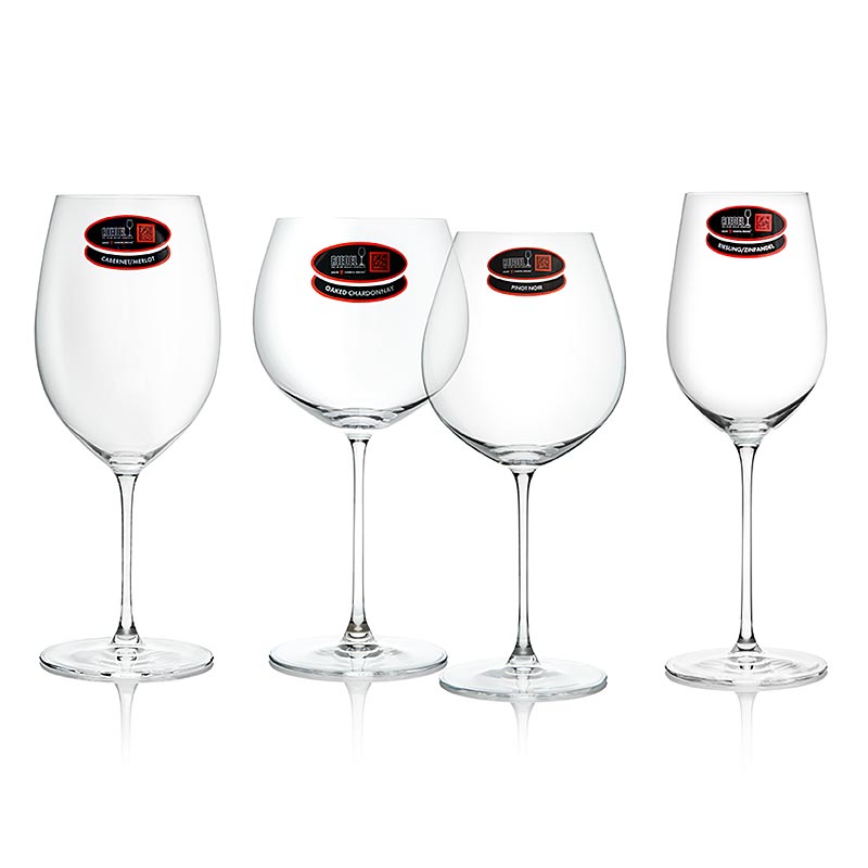 Riedel Veritas Vaso  Set da degustazione 2x bianco e rosso (5449/47), in confezione regalo