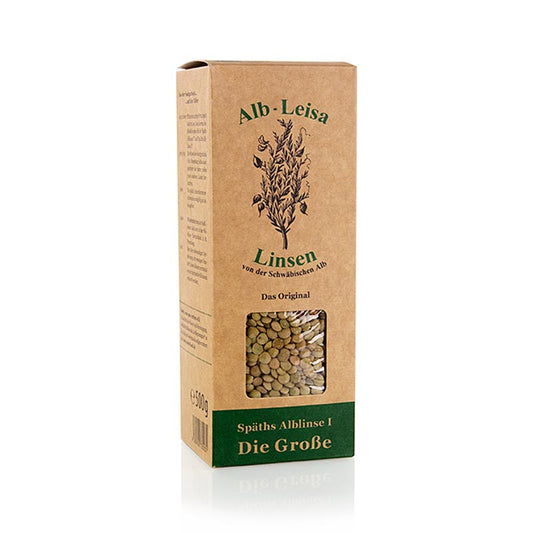 Lenticchie, Späths grüne Alblinse I "Die Große", BIO, 500 g