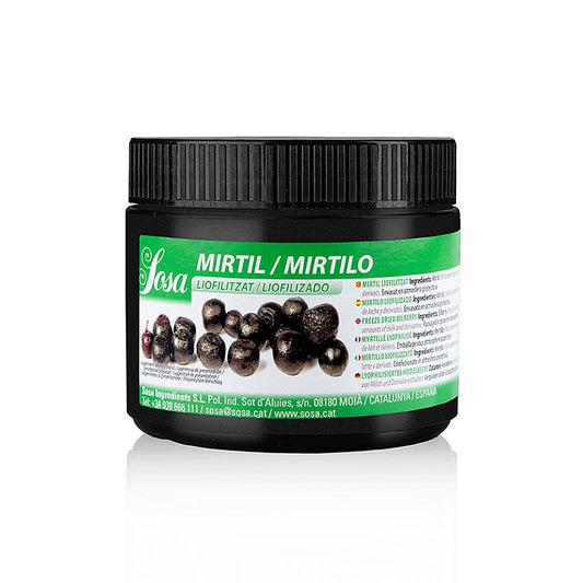 Sosa : myrtilles lyophilisées, entières (37953), 50 g