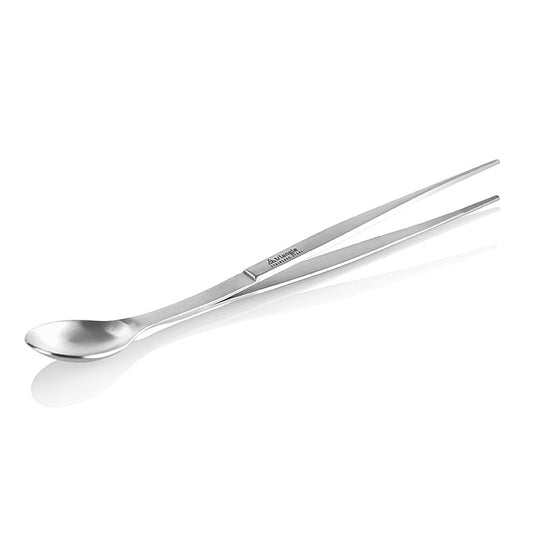 Cuillère de dégustation avec pincette, acier inoxydable, Triangle Tools, 1 pc