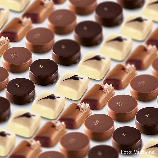 Valrhona Pralinen-Mischung, Sensation Classique, 4 Sorten, 1,6 kg, 160 St