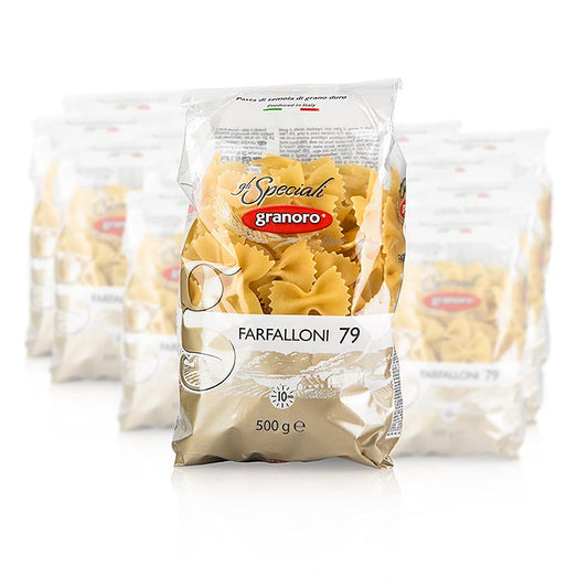 Granoro Dedicato - Farfalloni, boucles, No.79, 10 kg, 20 x 500g
