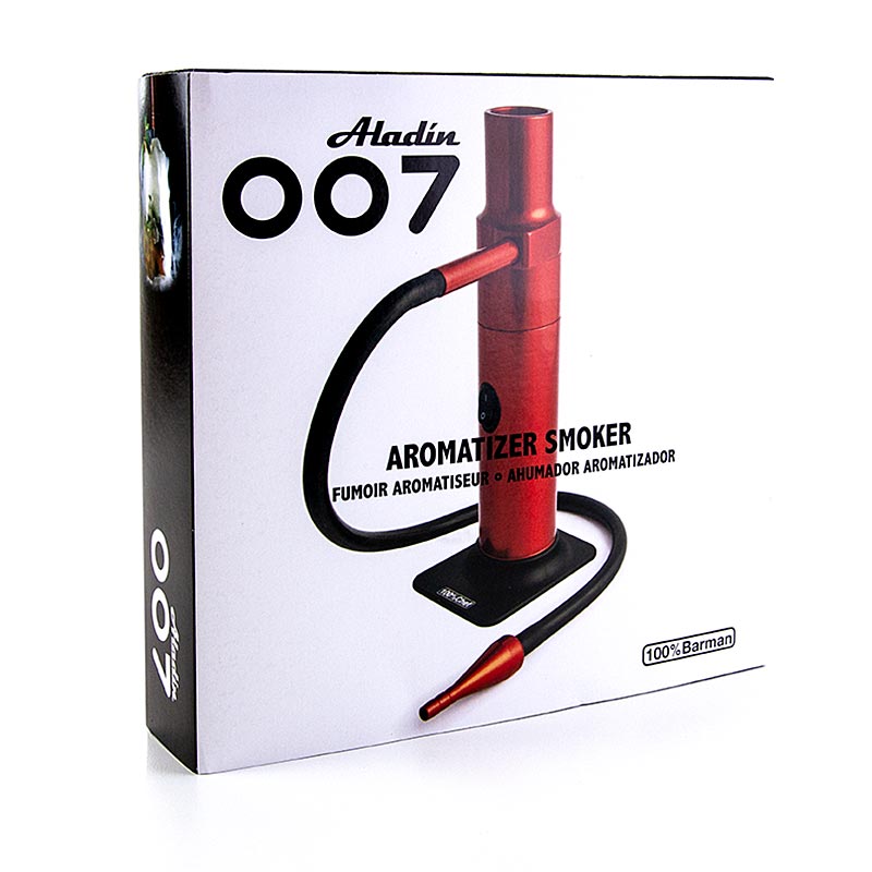 Räucherpfeife Aladin 007, rot, 100% Chef, 1 St