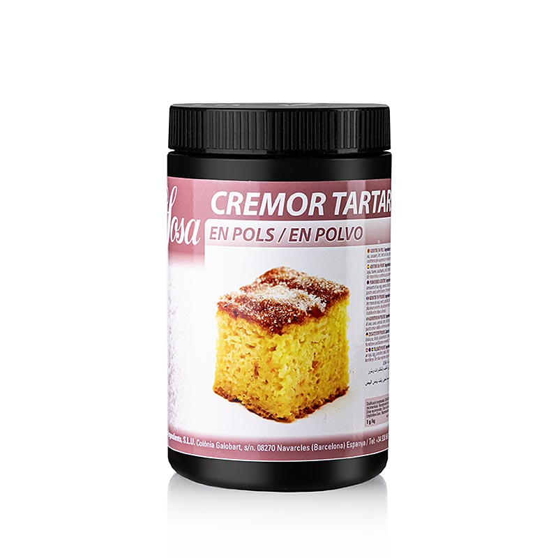 Sosa - Tartrato di potassio / Polvere di tartrato / Creme Detartre, E336, 1 kg