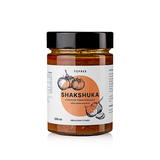 Shakshuka, base de sauce tomate pour le plat aux œufs, TOFREE-north, 300 ml
