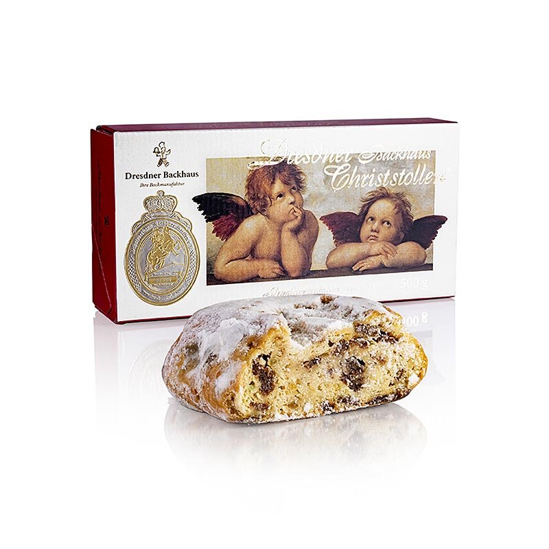 Weihnachtsgebäck - Christstollen "Dresdner Backhaus" g.g.A., 500 g | Gebäck, Pralinen, Snacks | thungourmet