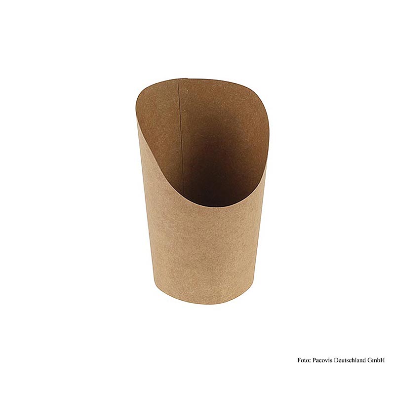 Gobelet jetable Naturesse Take Away Wrap, Kraft/PLA, 360ml, 8,5/6x12cm, 1.000 pièces