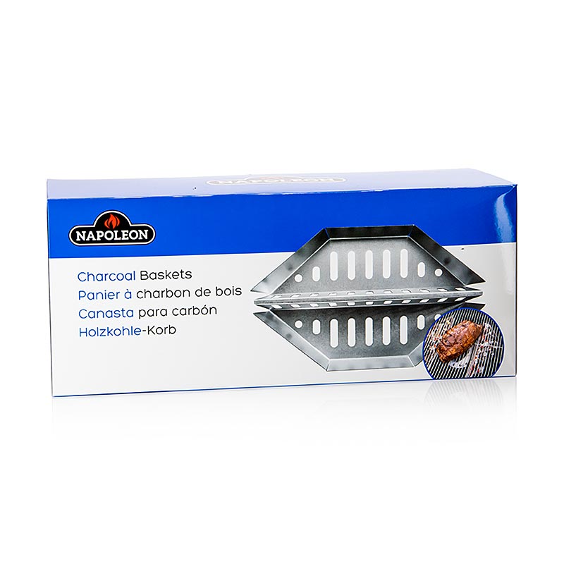 Accessoires pour barbecue Napoleon - Paniers à charbon, pour barbecues sphériques, 2 Pièces, 1 unité