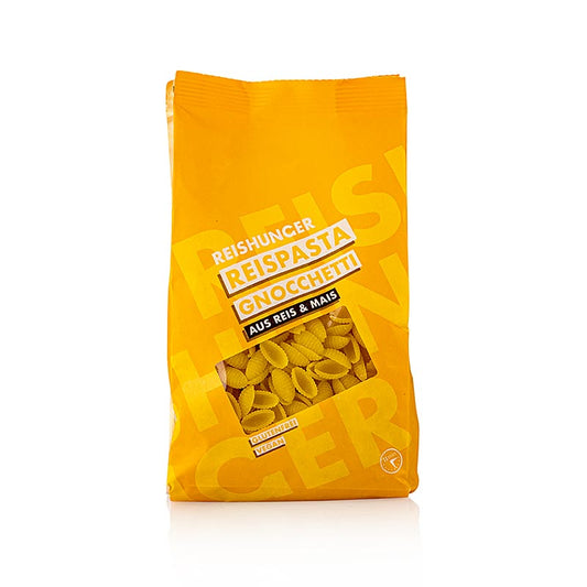 Pâtes au riz - Gnochetti, à base de maïs et de riz, Sans gluten, Reishunger, 400 g