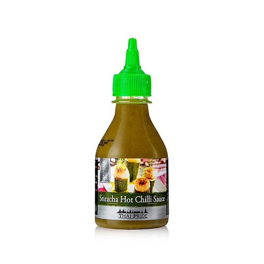 Sauce chili - Sriracha, piments verts, piquante, Thai Pride, 200 ml