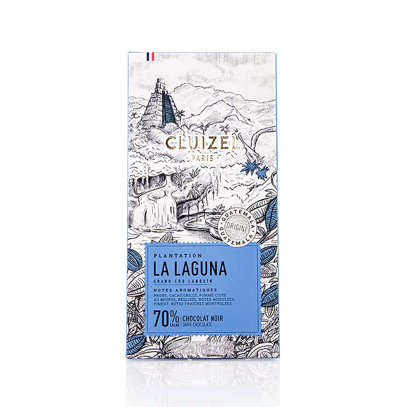 Tablette de chocolat de plantation La Laguna, 70 % d'amertume, Michel Cluizel (12121), 70 g