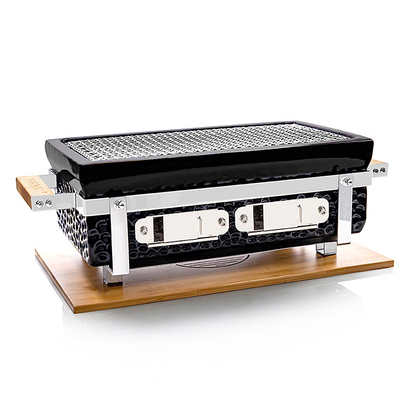 SHICHIRIN Keramik Holzkohle Grill, eckig, 35x17cm, Yakiniku montargo, 1 St