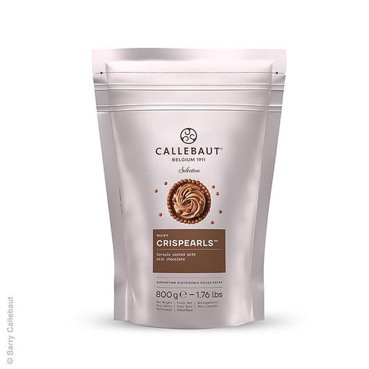 Crispearls Milk, knusprige Milch Schoko Perlen, Mona Lisa Callebaut, 800 g