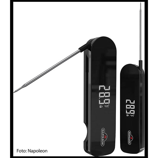 Napoleon Grillzubehör - Digitales Fleischthermometer, klappbar, "Fast Read", 1 St