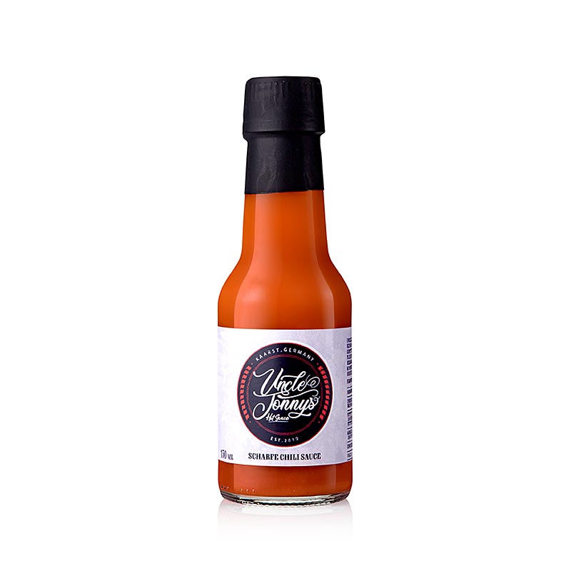 Uncle Jonny's Hot Sauce, salsa piccante al peperoncino, 150 ml
